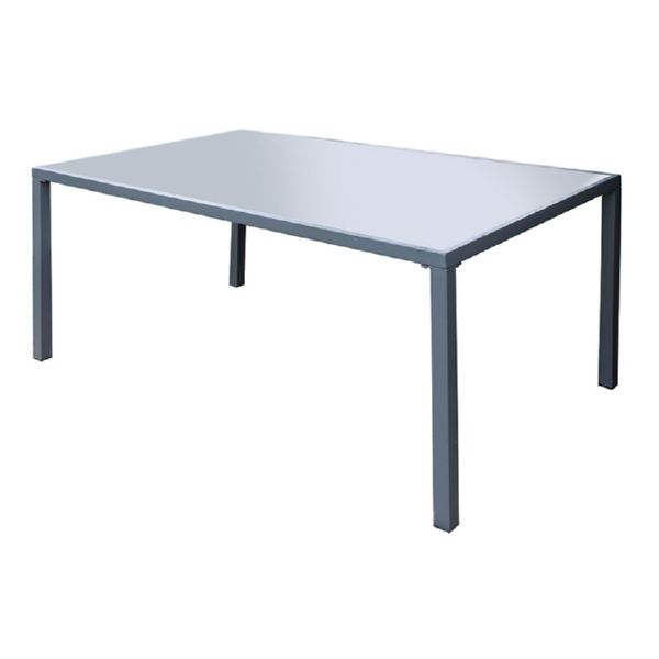 MESA ACERO 150X90X72 CM. ANTRACITA