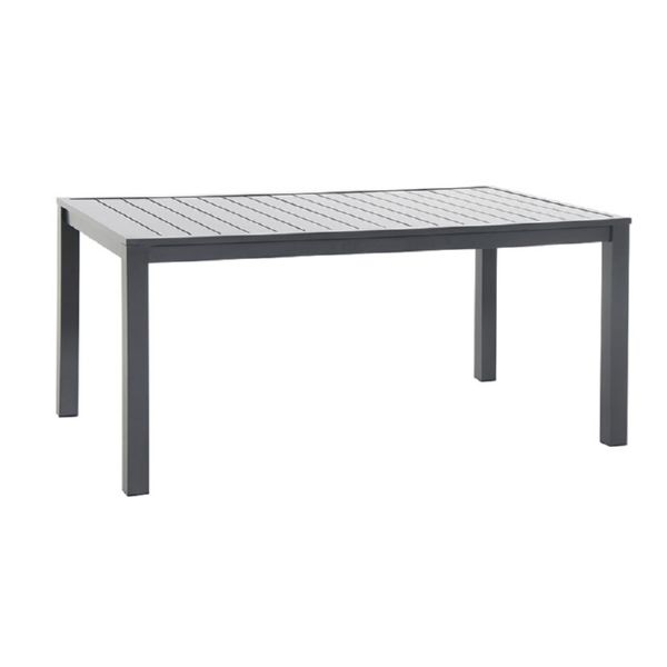 MESA ALUMINIO/SOBRE ALUMINIO 160X90 CM