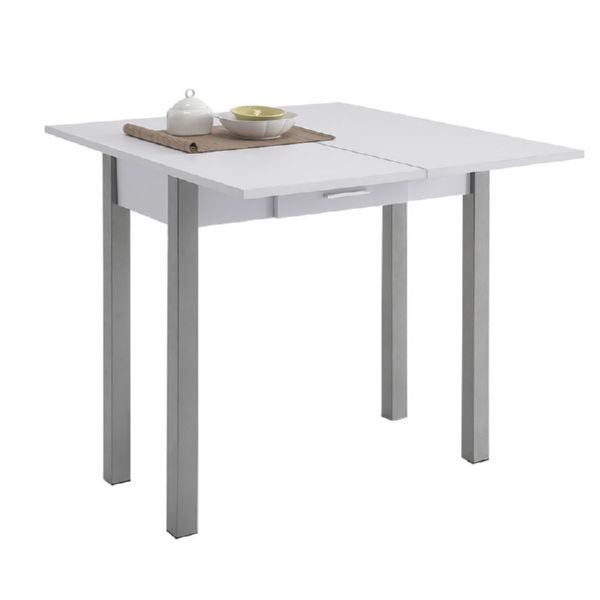 MESA COCINA  LIBRO. 90X40/80XH76 CM. BL