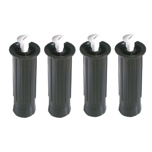 PATA MUEBLE PLAS.13-20 NEG.4PZ