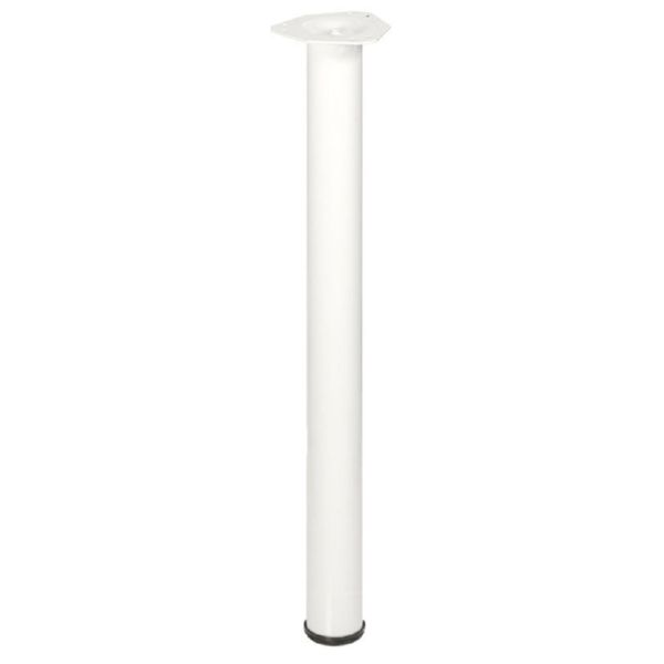 PATA RED.MESA 60X71CM ACERO PINT.BLANCO