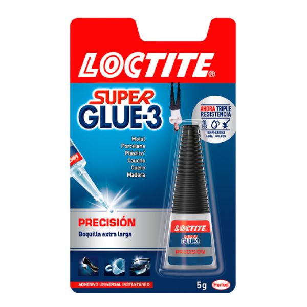 PEGAMENTO INSTANTANEO 5 GR SUPER GLUE3 LOCTITE