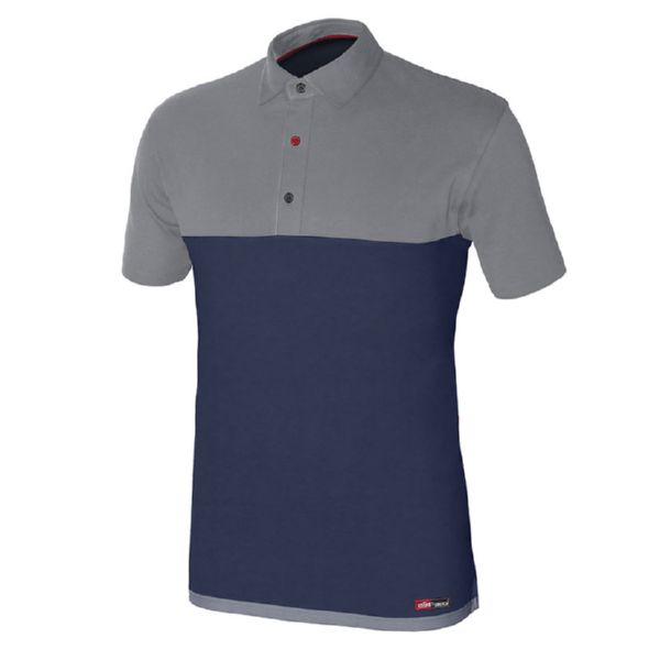 POLO MANGA CORTA ALGODON COLOR AZUL T/L