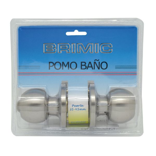 POMO PUERTA BOLA BAÑO INOXIDABLE