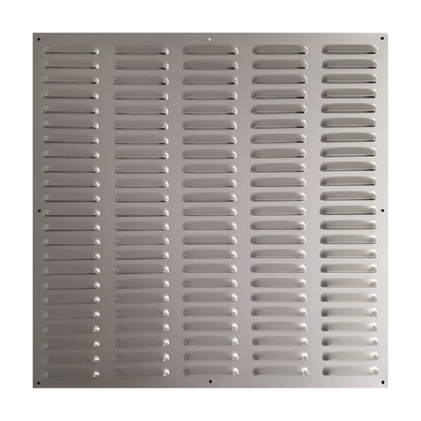 REJILLA VENT.ALUM.C/BORDE.1,2X40X40 PLAT