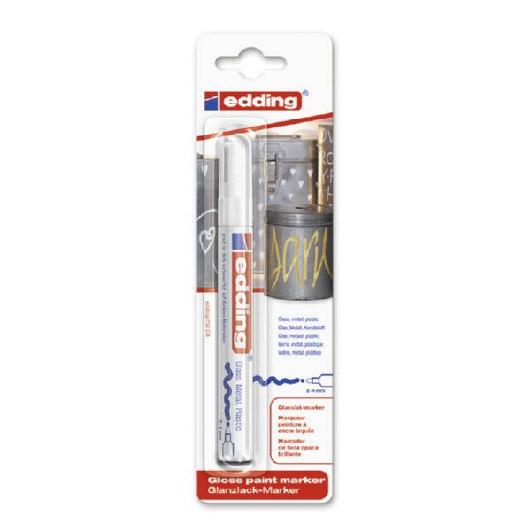 ROTULADOR EDDING 750 BLANCO