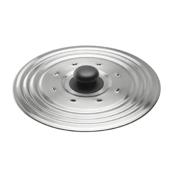 TAPADERA ANTIVAHO ACERO INOX.36 CM.