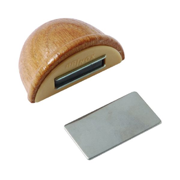 TOPE RETENEDOR DE MADERA C/IMAN  ROBLE